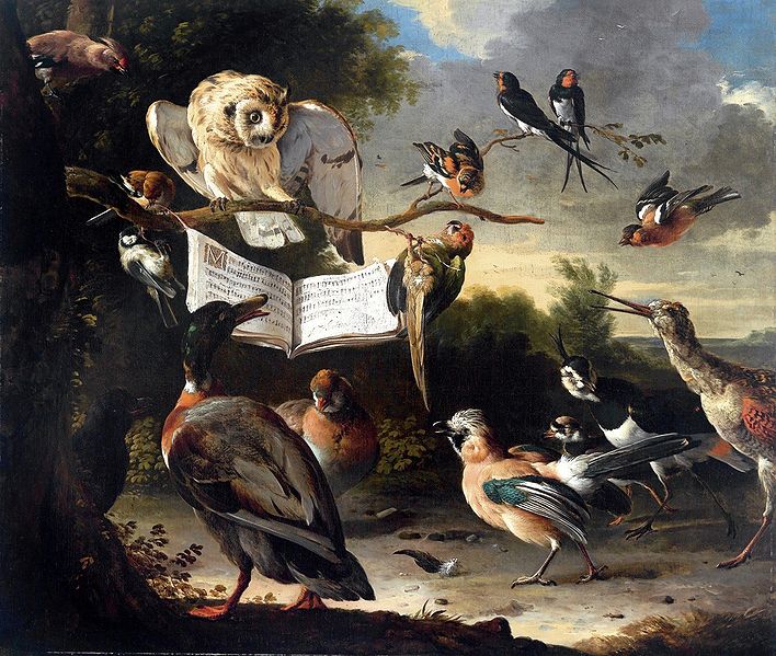 Melchior de Hondecoeter Das Vogelkonzert